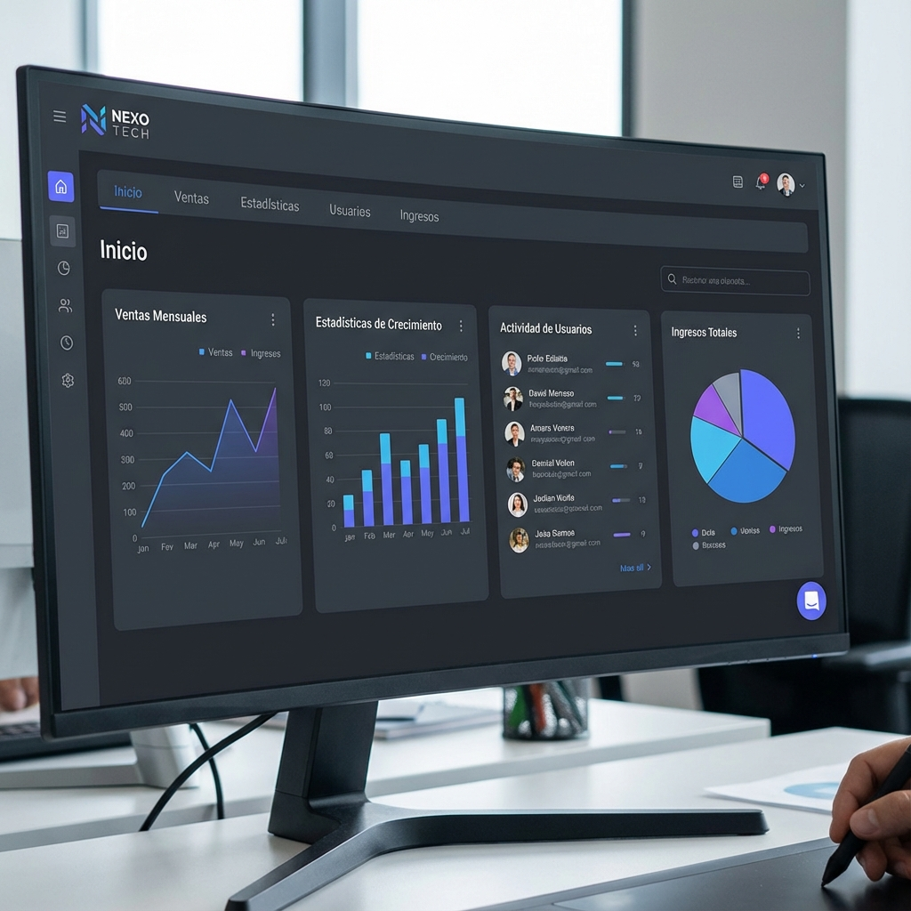 Dashboard App Interface en Español de PLANUM
